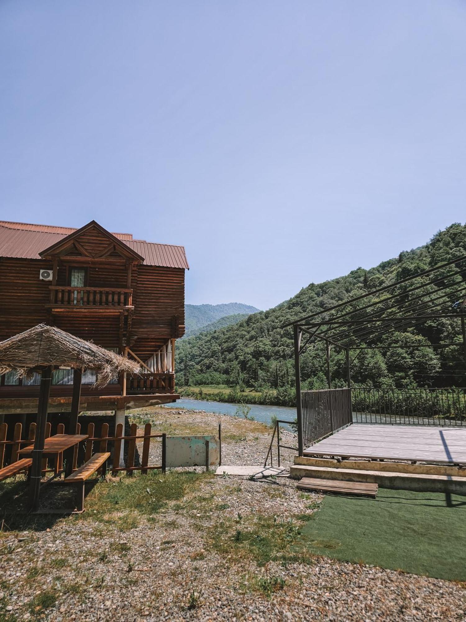 Hotel Chveneburi Machakhlispiri Bagian luar foto